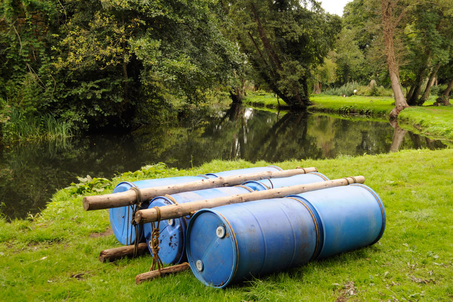 Build your own raft and sail through team work!