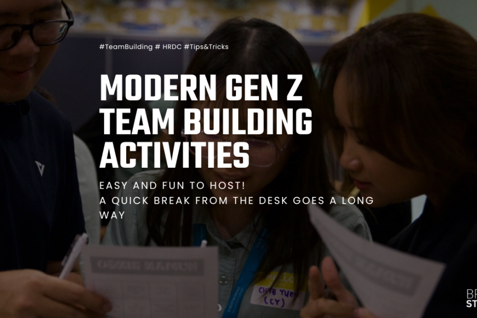 modern gen z team building ideas