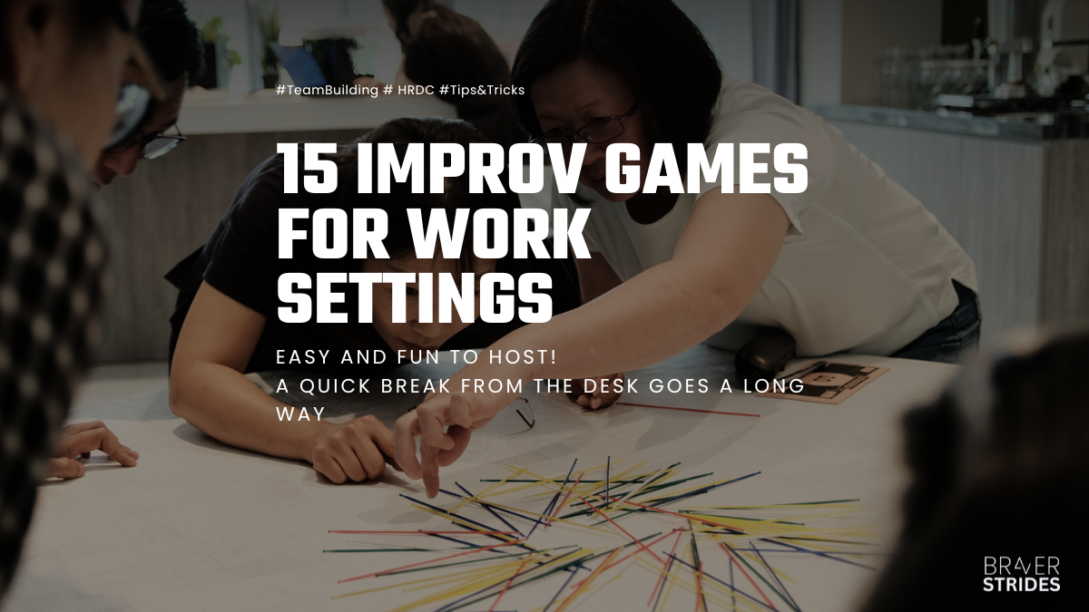 improv games for work settings to get to know your colleagues