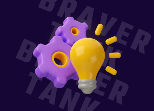 Braver tank team building with Braver Strides, it's all about how fast your brain turns