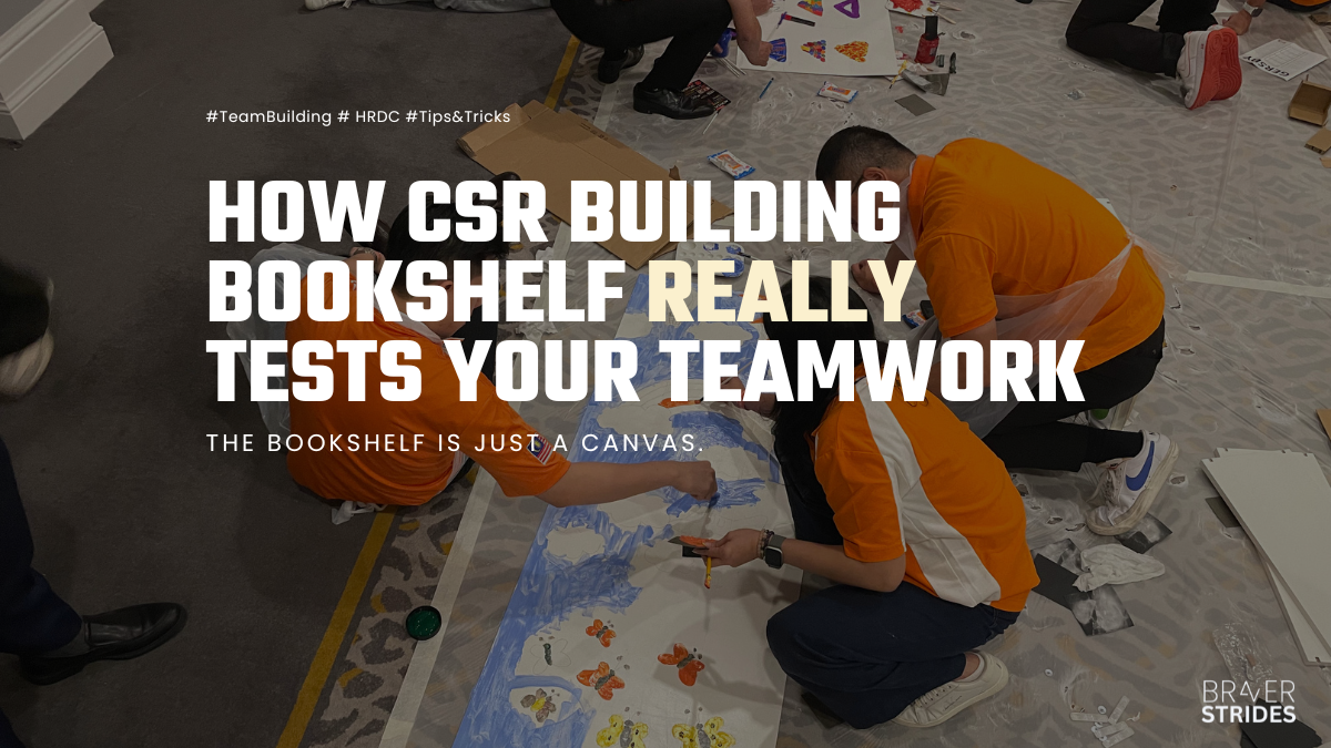 how CSR Building bookshelf really tests your teamwork